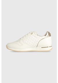 MEXX - Mexx buty Sneaker Djana kolor biały. Nosek buta: okrągły. Zapięcie: sznurówki. Kolor: biały. Materiał: skóra