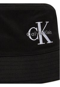 Calvin Klein Jeans Kapelusz Monologo LV04K5017G Czarny. Kolor: czarny. Materiał: bawełna, materiał #3