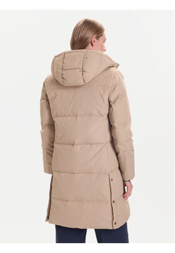Lauren Ralph Lauren - LAUREN RALPH LAUREN Płaszcz zimowy 297P04126002 Beżowy Regular Fit. Kolor: beżowy. Materiał: syntetyk. Sezon: zima