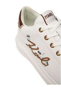 Karl Lagerfeld - KARL LAGERFELD Sneakersy KL62510C Biały. Kolor: biały. Materiał: skóra #2