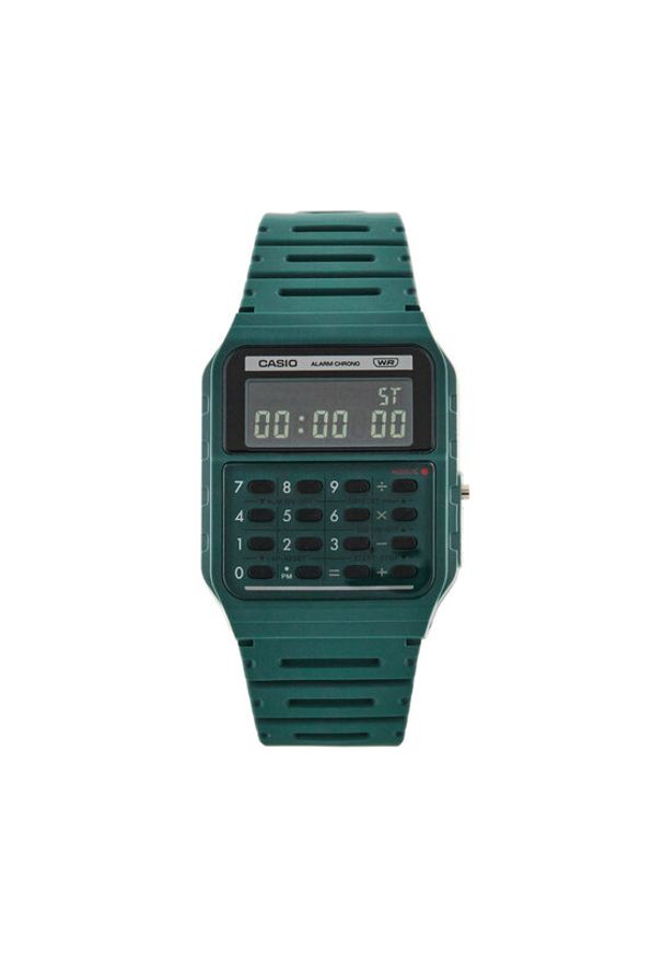 Casio Zegarek Vintage CA-53WB-3BEF Zielony. Kolor: zielony. Styl: vintage