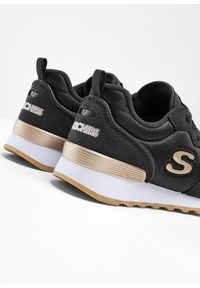 bonprix - Sneakersy Skechers z pianką memory. Kolor: czarny
