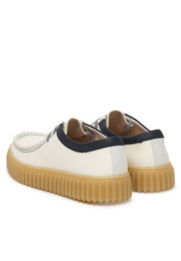 Clarks Półbuty Torhill Lo 26187380 Biały. Kolor: biały. Materiał: skóra