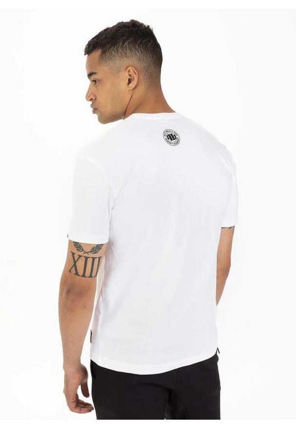 PITBULL - Koszulka bawełniana sportowy t-shirt dla dorosłych ADCC. Kolor: czerwony, biały, wielokolorowy. Materiał: bawełna