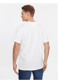 Tommy Jeans T-Shirt Classic Gold Linear DM0DM17728 Biały Classic Fit. Kolor: biały. Materiał: bawełna #4