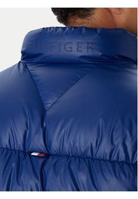 TOMMY HILFIGER - Tommy Hilfiger Kurtka puchowa MW0MW40617 Niebieski Regular Fit. Kolor: niebieski. Materiał: syntetyk #6