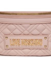 Love Moschino - LOVE MOSCHINO Saszetka nerka JC4003PP1ILA0601 Różowy. Kolor: różowy. Materiał: skóra