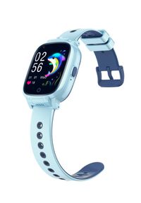 GARETT - Smartwatch Garett Kids Twin 4G niebieski. Rodzaj zegarka: smartwatch. Kolor: niebieski. Styl: młodzieżowy, klasyczny