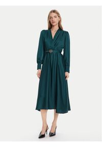Rinascimento Sukienka koktajlowa CFC0125426003 Zielony Regular Fit. Kolor: zielony. Materiał: syntetyk. Styl: wizytowy #1