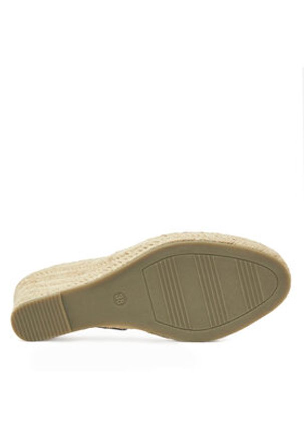 DeeZee Espadryle JSZ2022-06 Czarny. Kolor: czarny. Materiał: syntetyk, materiał