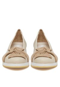 Rieker Baleriny CEO-L3066-60 Beżowy. Kolor: beżowy. Materiał: materiał #3