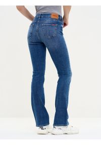 Big-Star - Spodnie jeans damskie Adela Bootcut 386. Kolor: niebieski. Długość: długie. Styl: klasyczny, elegancki #3