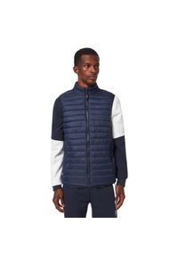 Bezrękawnik turystyczny męski Oakley Omni Thermal Vest Puchowy. Kolor: niebieski. Materiał: puch. Długość rękawa: bez rękawów. Sport: turystyka piesza