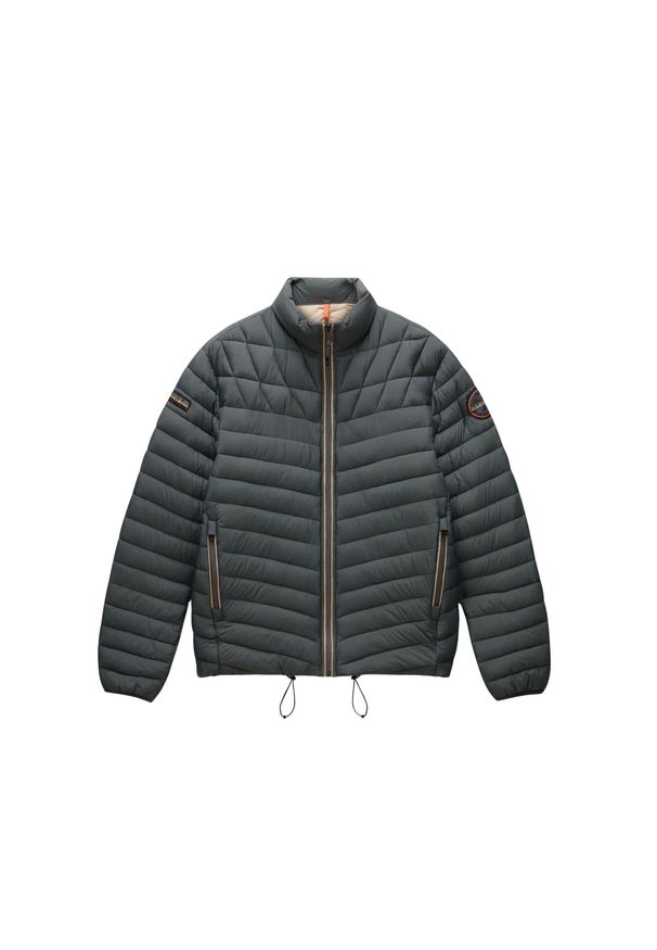 Płaszcz przeciwdeszczowy Napapijri A-Lapaz. Kolor: zielony. Materiał: puch