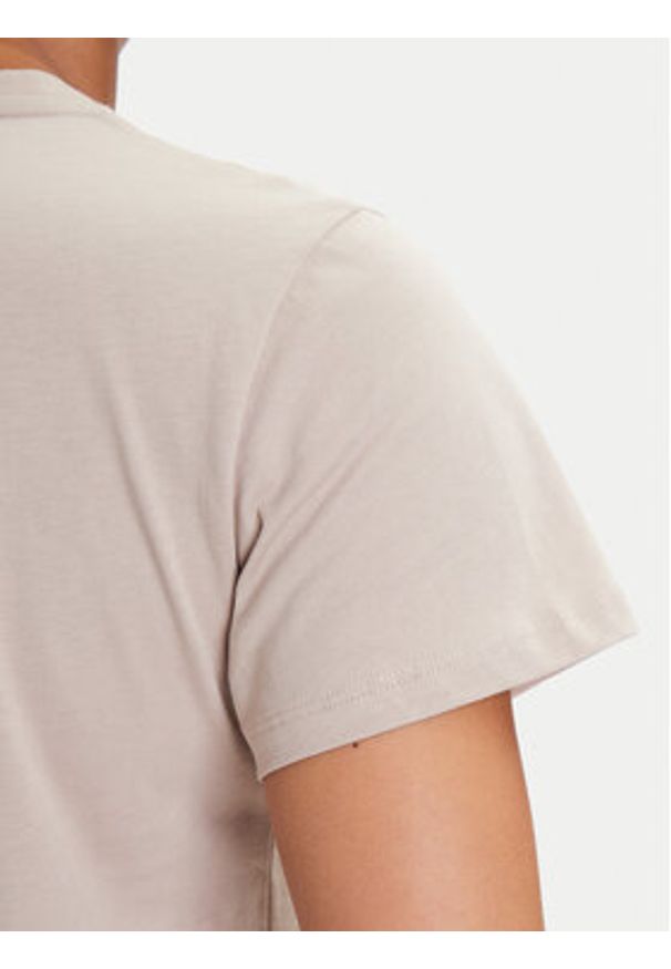 Liu Jo Sport T-Shirt TF5162 JS923 Beżowy Regular Fit. Kolor: beżowy. Materiał: bawełna. Styl: sportowy