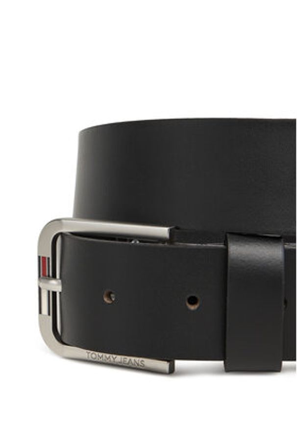 Tommy Jeans Pasek Męski Tjm Austin 3.5 AM0AM13686 Czarny. Kolor: czarny. Materiał: skóra