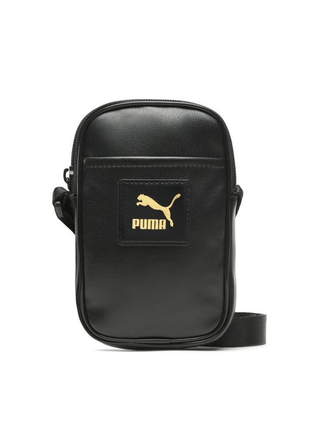 Puma Saszetka Classics Lvb Pu Neck-Pouch 079647 01 Czarny. Kolor: czarny. Materiał: skóra