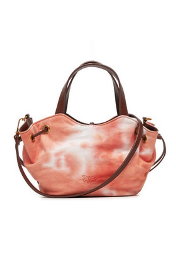 Pinko Torebka Pagoda Small Shopper PE 24 PLTT 102910 A1MB Pomarańczowy. Kolor: pomarańczowy