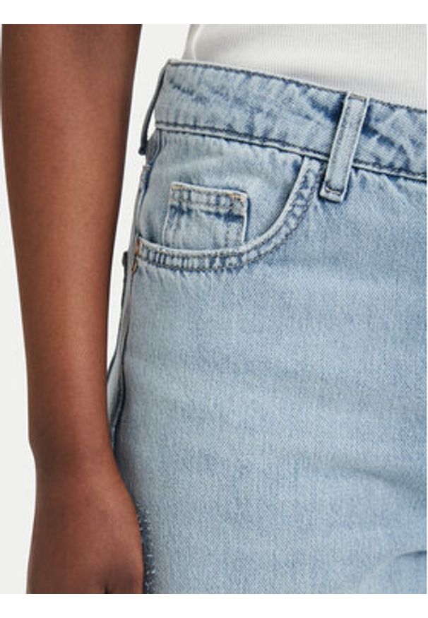 Patrizia Pepe Jeansy 2P1772/D070-CB21 Niebieski jasny Straight Fit. Kolor: niebieski