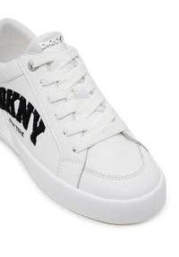 DKNY Sneakersy K1558006 Biały. Kolor: biały. Materiał: skóra #5