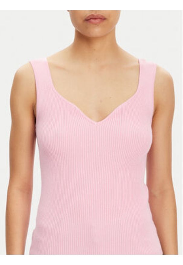 Vero Moda Top Willow 10326450 Różowy Slim Fit. Kolor: różowy. Materiał: wiskoza