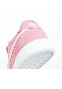 Buty Puma Icra Jr 360756 35 białe różowe. Okazja: na spacer. Zapięcie: rzepy. Kolor: biały, różowy, wielokolorowy. Materiał: materiał, zamsz, skóra. Szerokość cholewki: normalna. Sport: turystyka piesza #8