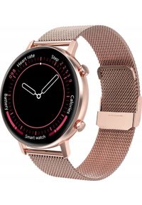 ZAXER - Smartwatch Zaxer DT96 Różowe złoto. Rodzaj zegarka: smartwatch. Kolor: różowy, złoty, wielokolorowy #1