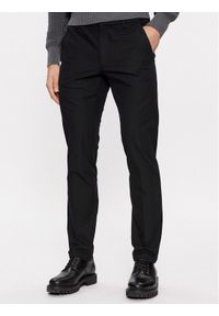 BOSS - Boss Spodnie materiałowe Kaito1_T 50487754 Czarny Slim Fit. Kolor: czarny. Materiał: syntetyk, bawełna