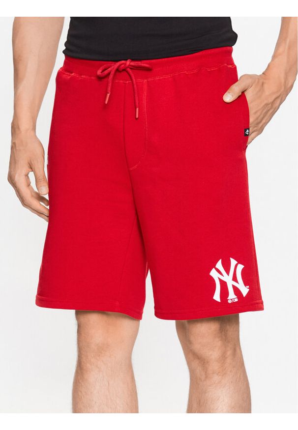 47 Brand Szorty sportowe New York Yankees Imprint 47 Helix Shorts Czerwony Regular Fit. Kolor: czerwony. Materiał: bawełna. Styl: sportowy