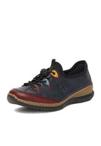 Rieker Półbuty N3271-35 Granatowy. Kolor: niebieski. Materiał: materiał, skóra #2