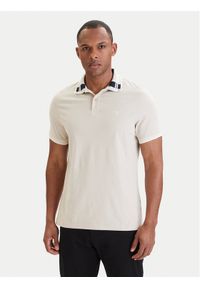 Barbour Polo Callington MML1536BE12 Beżowy jasny Regular Fit. Typ kołnierza: polo. Kolor: beżowy. Materiał: bawełna #1