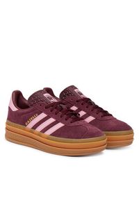 Adidas - adidas Sneakersy Gazelle Bold KK2729 Bordowy. Kolor: czerwony. Materiał: zamsz, skóra. Model: Adidas Gazelle #3