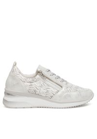 Remonte Sneakersy D2401-91 Srebrny. Kolor: srebrny. Materiał: materiał