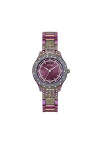 Guess Zegarek Shooting Star GW0746L3 Fioletowy. Kolor: fioletowy