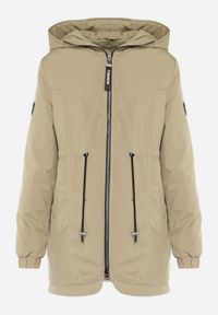 Born2be - Jasnozielona Kurtka Parka z Kapturem Mesovera. Typ kołnierza: kaptur. Kolor: zielony #3