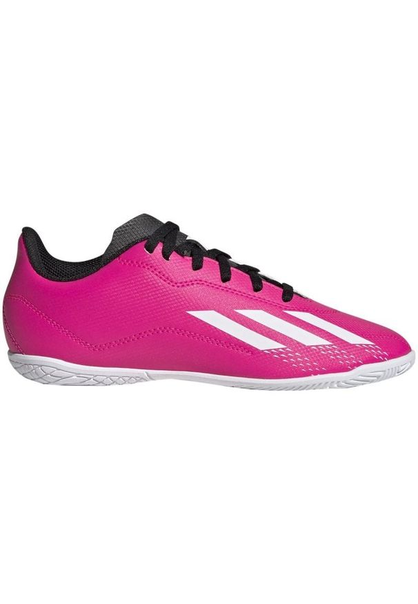 Adidas - Buty piłkarskie adidas X Speedportal.4 In Jr GZ2449 różowe. Kolor: różowy. Materiał: syntetyk. Szerokość cholewki: normalna. Sport: piłka nożna