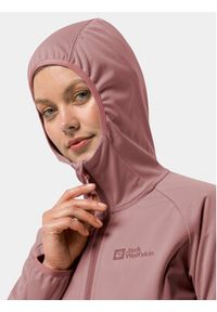 Jack Wolfskin Kurtka softshell Go Hike Softshell 1306862 Bordowy Regular Fit. Kolor: czerwony. Materiał: syntetyk #4