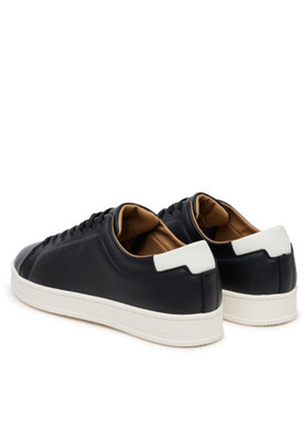 Calvin Klein Sneakersy Pure Low Laceup Cupsole Hf Lth HM0HM01859 Czarny. Kolor: czarny. Materiał: skóra