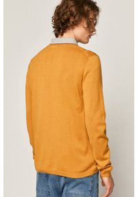 medicine - Medicine - Sweter Basic. Okazja: na co dzień. Kolor: żółty. Długość rękawa: długi rękaw. Długość: długie. Styl: casual #5