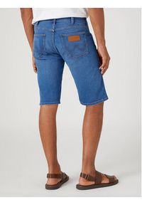 Wrangler Szorty jeansowe Colton W16CXPZ35 112330744 Niebieski Regular Fit. Kolor: niebieski. Materiał: jeans, bawełna