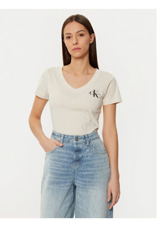 Calvin Klein Jeans Komplet 2 t-shirtów J20J223447 Kolorowy Regular Fit. Materiał: bawełna. Wzór: kolorowy