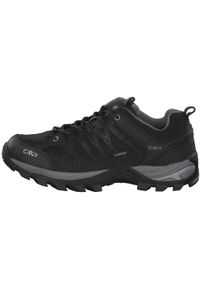 Buty trekkingowe męskie CMP Rigel Low Wp. Zapięcie: sznurówki. Kolor: czarny, szary, wielokolorowy. Materiał: guma, tkanina, skóra. Szerokość cholewki: normalna. Sport: turystyka piesza