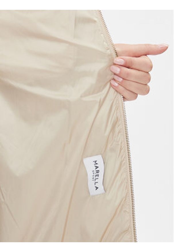 Marella Płaszcz zimowy Iser 2334960637200 Beżowy Regular Fit. Kolor: beżowy. Materiał: syntetyk. Sezon: zima