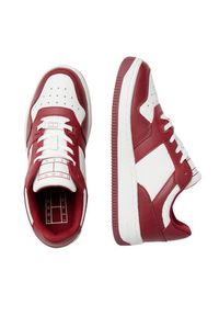 Tommy Jeans Sneakersy Tjw Retro Basket Leather EN0EN02532 Czerwony. Kolor: czerwony. Materiał: skóra