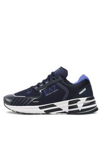 EA7 Emporio Armani Sneakersy X8X094 XK239 S890 Granatowy. Kolor: niebieski. Materiał: skóra #3