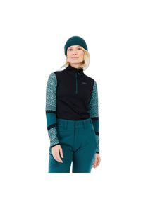 Damski polar 1/4 zip Protest Nynke. Kolor: niebieski. Materiał: polar #1