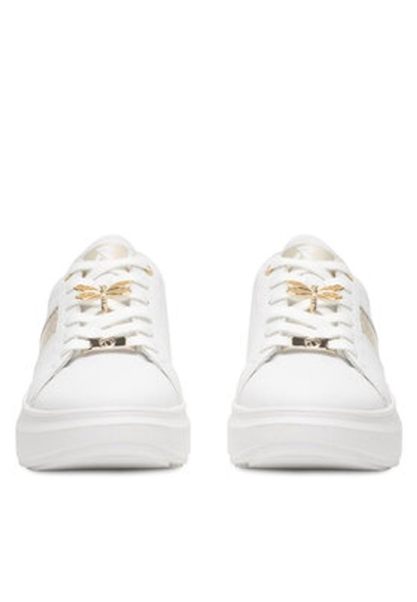 Rieker Revolution Lifestyle Sneakersy W1202-82 Biały. Kolor: biały. Materiał: skóra