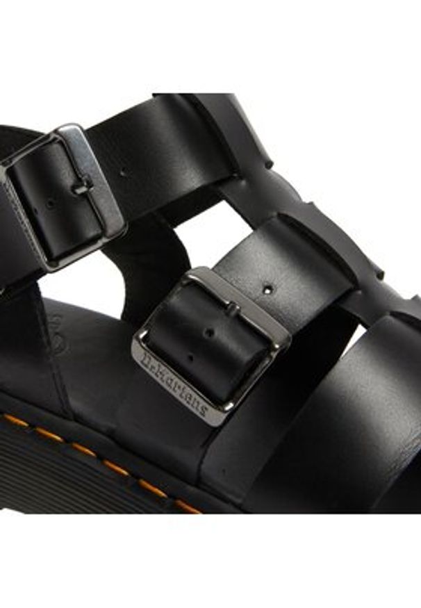 Dr. Martens Sandały Garin Czarny. Kolor: czarny. Materiał: skóra