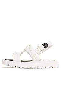 Calvin Klein Jeans Sandały Sandal V4A2-80514-1614 Biały. Kolor: biały. Materiał: skóra