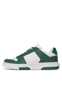 Tommy Jeans Sneakersy Tjm Leather Cupsole 2.0 EM0EM01352 Zielony. Kolor: zielony. Materiał: skóra #5